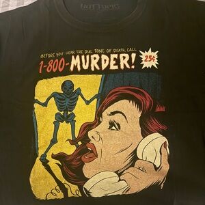 Graphic Black T-Shirt with Retro Design